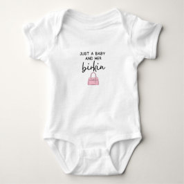 Nur ein Baby und ihr Birkin Einteiler-Body Strampler