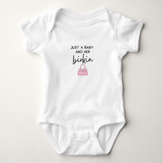 Nur ein Baby und ihr Birkin Einteiler-Body Strampler
