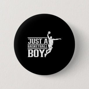 Nur ein Basketball Boy Coach Team Match Button