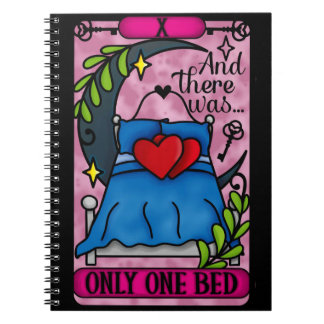 Nur ein Bed Romance Tarot Notebook Notizblock