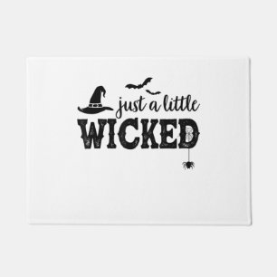 Nur ein bisschen böser Halloween-Shirt für Frauen  Fußmatte