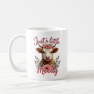 Nur ein bisschen launisch Vintage Highland Kuh Flo Kaffeetasse