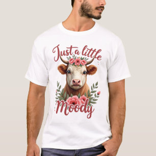 Nur ein bisschen launisch Vintage Highland Kuh Flo T-Shirt