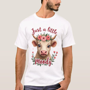 Nur ein bisschen launisch Vintage Highland Kuh Flo T-Shirt
