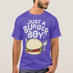 Nur ein Burgerjunge Hamburger Frauen und Cheesebur T-Shirt