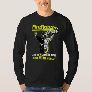 Nur ein cooler Feuerwehrmann Dad Ehemann Feuerwehr T-Shirt