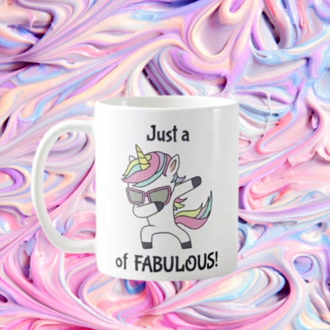 Nur ein (dab) von Fabulous! Einhorn Kaffeetasse (Von Creator hochgeladen)