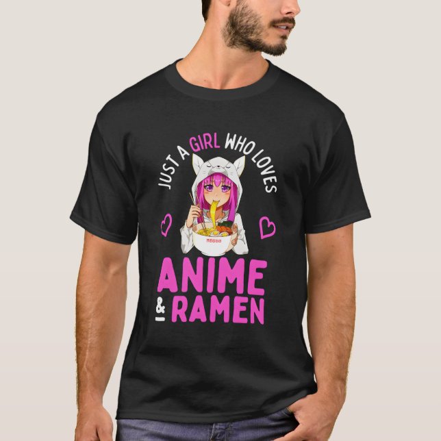 Nur ein, der Anime und Ra Bowl Japanisch Liebe T-Shirt (Vorderseite)