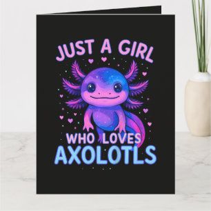 Nur ein der Axolotl liebt Karte