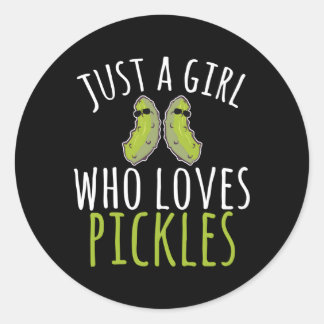Nur ein, der Lieben Pickles Pickles Runder Aufkleber