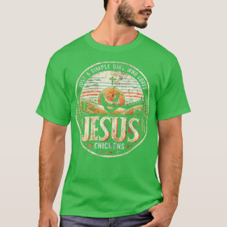 Nur ein einfaches Mädchen, das Jesus Chicken Träum T-Shirt