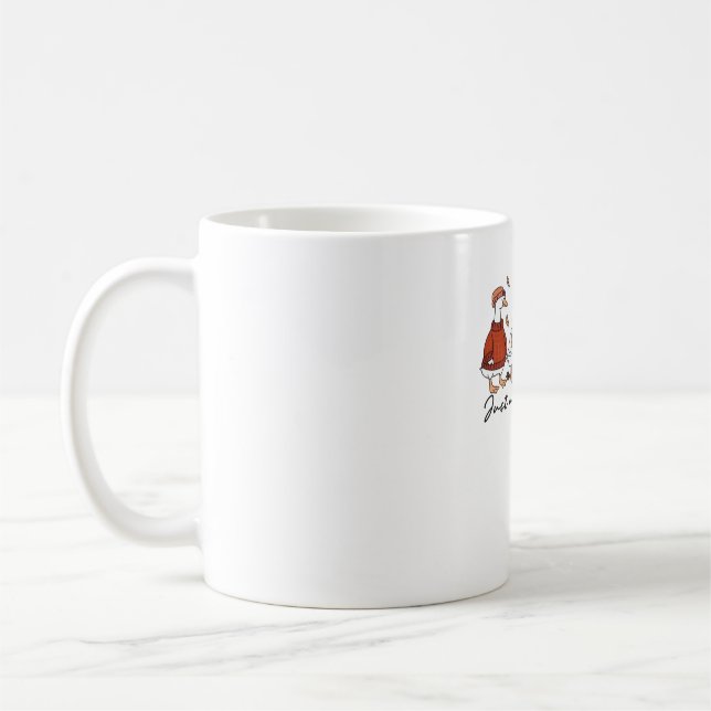 Nur ein Fall-Goose-T - Shirt Kaffeetasse (Links)