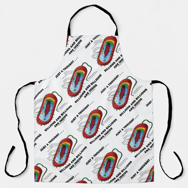 Nur ein Gedanke... Milliarden und Milliarden Innen Schürze (Vorderseite)