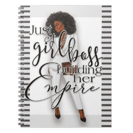 Nur ein Girl Boss Gebäude Ihr Empire-Notebook Notizblock
