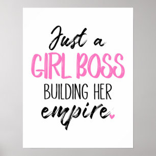 Nur ein Girl Boss Gebäude Ihr Empire Poster