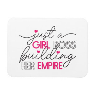 Nur ein Girl Boss Gebäude ihr Reich Magnet
