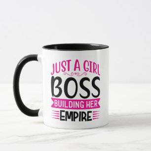 Nur ein Girl Boss Gebäude ihr Reich Tasse