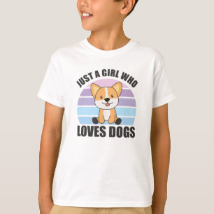 Nur ein Girl Corgis Lieben Kawaii Dog Corgi T-Shirt
