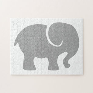 Nur ein grauer Elefant Puzzle