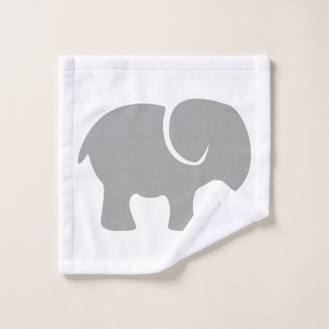 Nur ein grauer Elefant Waschlappen (Waschlappen)