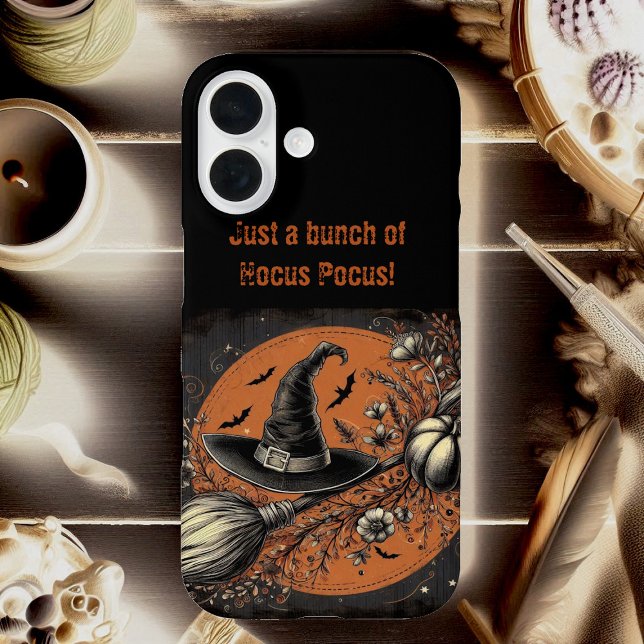 Nur ein Haufen Hocus Pocus hat Hexe rustikal gewit Case-Mate iPhone Hülle (Just a Bunch of Hocus Pocus Wicked Witch Rustic Case-Mate iPhone Case)