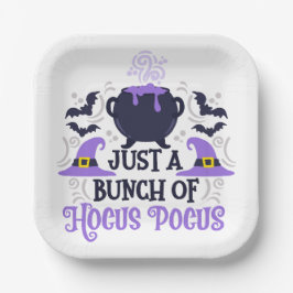 Nur ein Haufen Hocus Pocus Pappteller