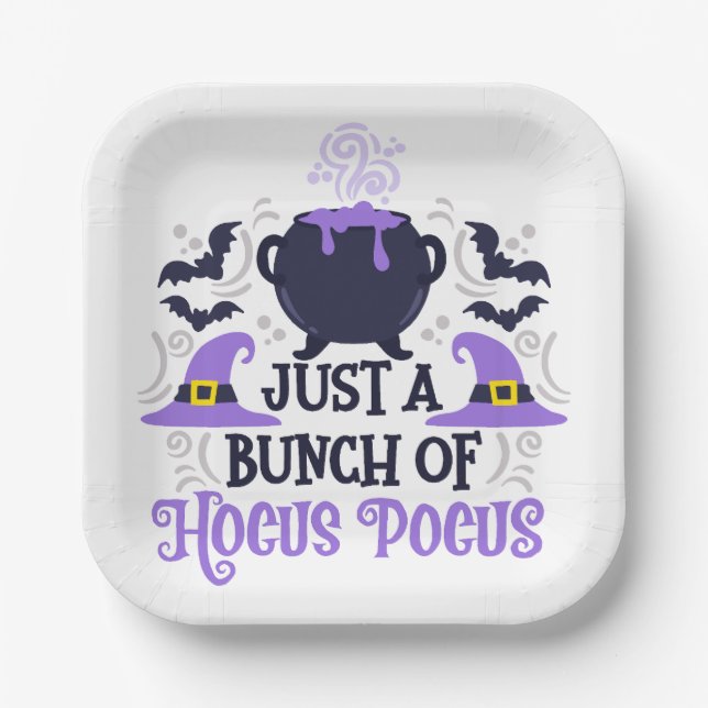 Nur ein Haufen Hocus Pocus Pappteller (Vorderseite)