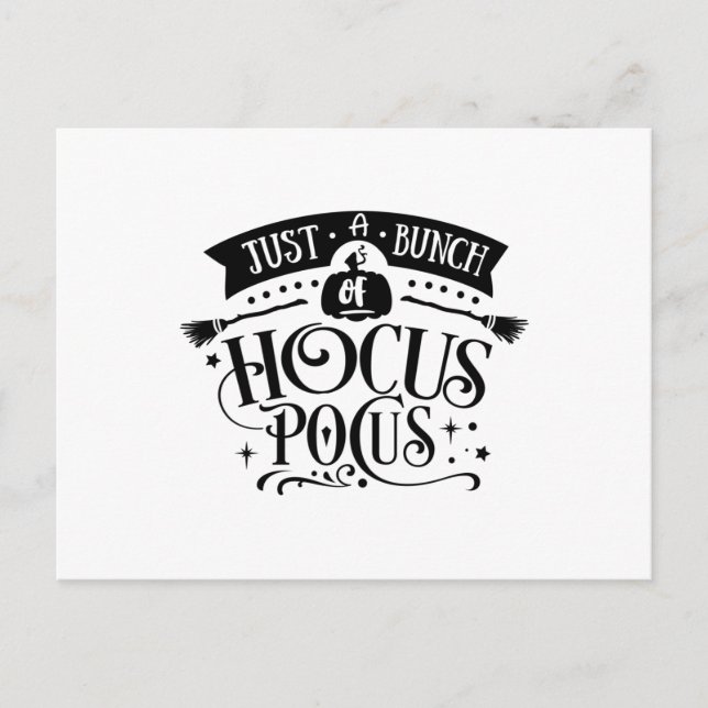 Nur ein Haufen Pokus Postkarte (Vorderseite)
