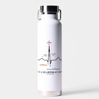 Nur ein Heartbeat-Away-EKG-Spaß Trinkflasche