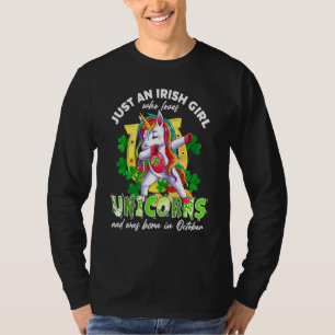 Nur ein irisches Mädchen, die Lieben Unicorns Luck T-Shirt