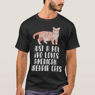 Nur ein Junge, der amerikanischen Drahthaarterrier T-Shirt