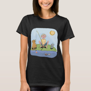 Nur ein Junge, der Angelgeschenke liebt Produkt T-Shirt