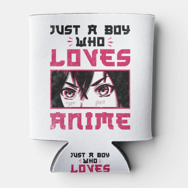 Nur ein Junge, der Anime Weeb Otaku Lieben Dosenkühler (Vorderseite)
