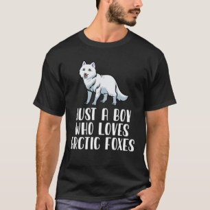 Nur ein Junge, der Arktis-Füchse Liebe T-Shirt