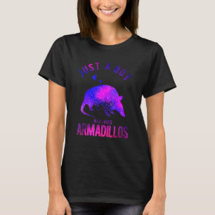Nur ein Junge, der Armadillos Armadillo Lieben T-Shirt