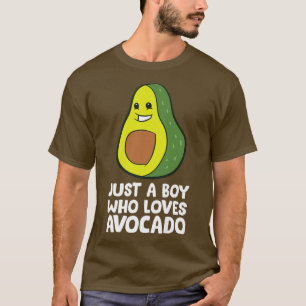 Nur ein Junge, der Avocados Liebe T-Shirt