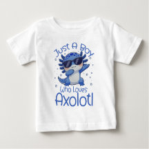 Nur ein Junge, der Axolotl liebt
