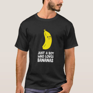Nur ein Junge, der Bananen Liebe T-Shirt