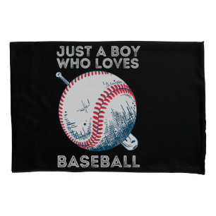 Nur ein Junge, der Baseball Batter Baseball Ball L Kissenbezug