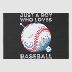 Nur ein Junge, der Baseball Batter Baseball Ball L Seidenpapier