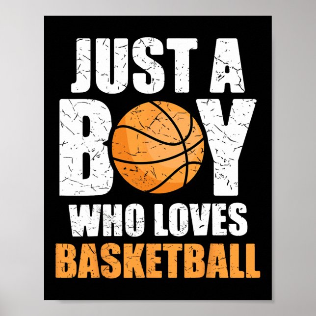 Nur ein Junge, der Basketball Liebe 1 Poster (Vorne)