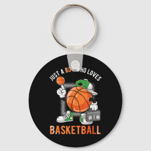 Nur ein Junge, der Basketball Liebe 2 Schlüsselanhänger