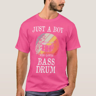 Nur ein Junge, der Bass Drum Lieben T-Shirt