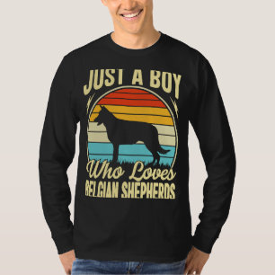 Nur ein Junge, der belgische Hirten Liebe Kinder J T-Shirt