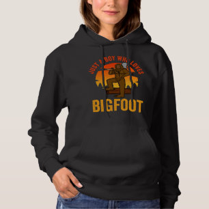 Nur ein Junge, der Bigfoot Liebe Hoodie