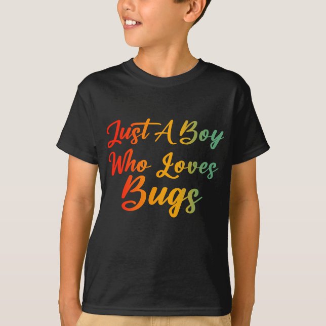 Nur ein Junge, der Bugs Liebe T-Shirt (Vorderseite)