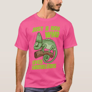 Nur ein Junge, der Chameleons Lieben T-Shirt