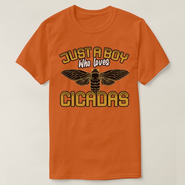 Nur ein Junge, der Cicadas Liebe 1 T-Shirt (Design vorne)