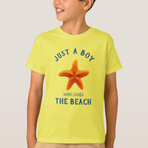 Nur ein Junge, der den Beach T - Shirt Lieben