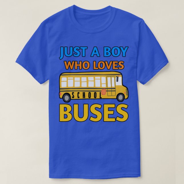 Nur ein Junge, der die Schule Liebe, bucht lustige T-Shirt (Design vorne)